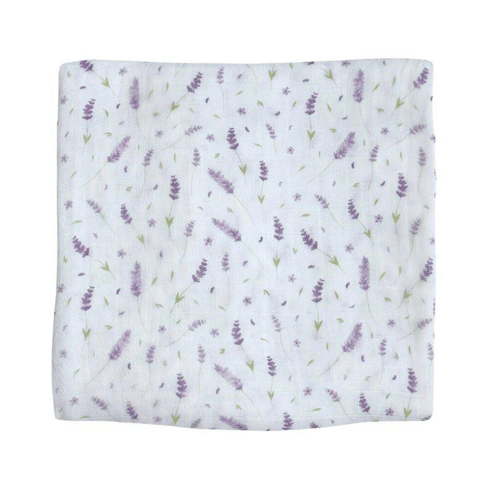 French Lavender Bamboo Muslin Swaddle Blanket