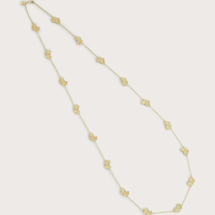 Butterfly Long Station Necklace | Anabel Aram