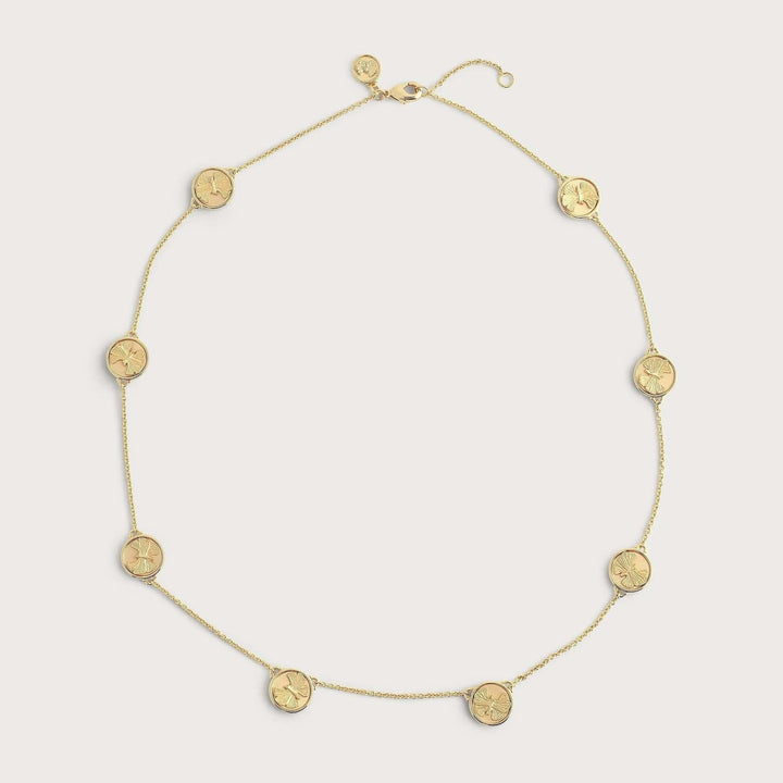 Butterfly Coin Station Necklace | Anabel Aram