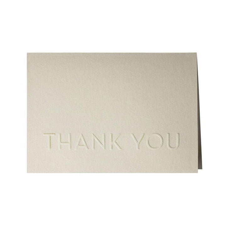 Blind Emboss Thank You Letterpress Boxed Notes