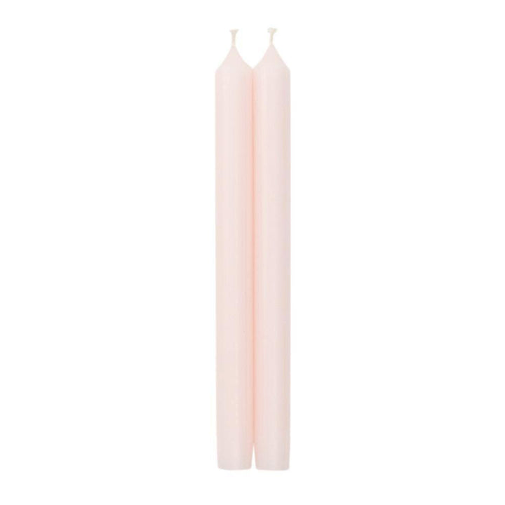 Straight Taper 10" Candles in Petal Pink