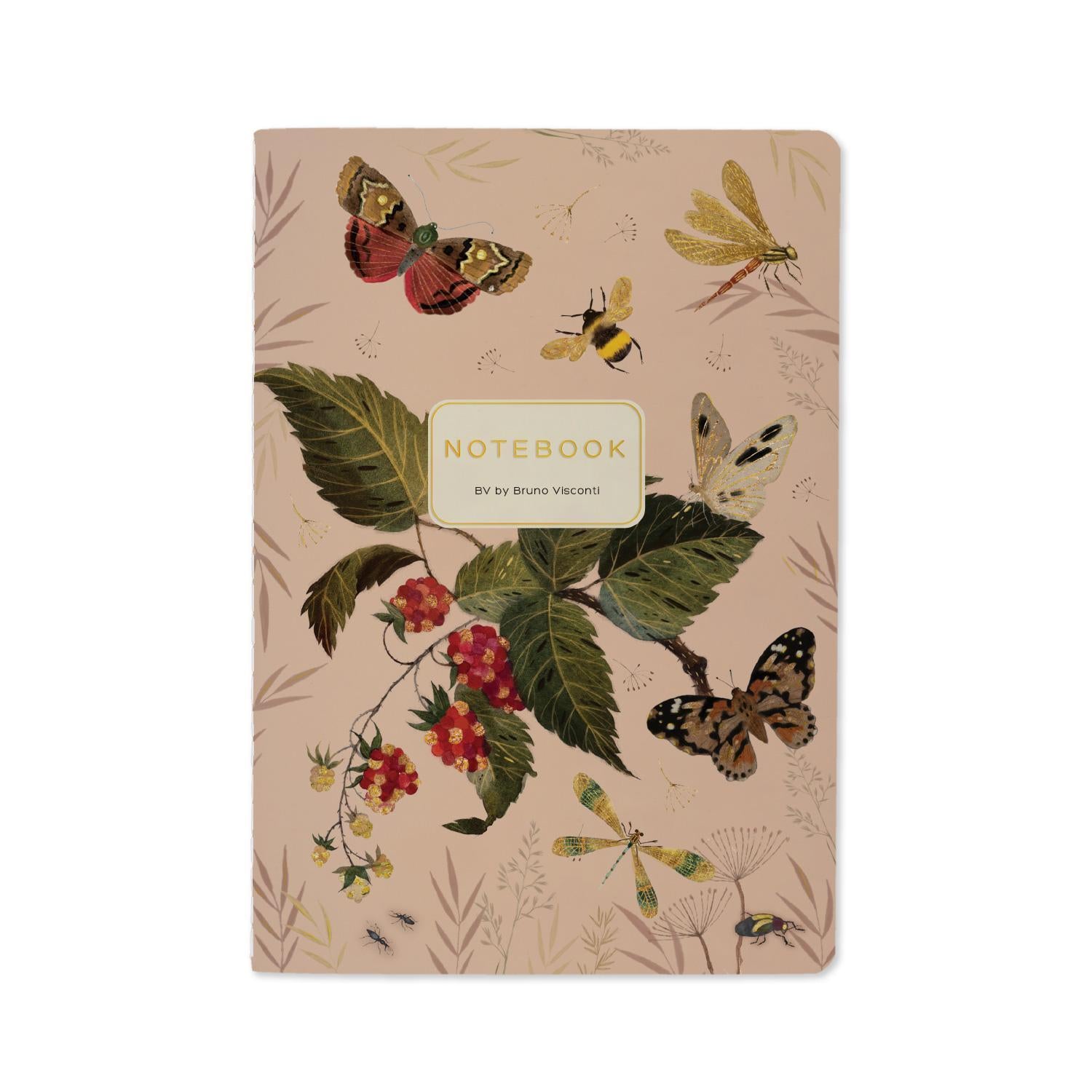 Butterflies and Berries Notebook