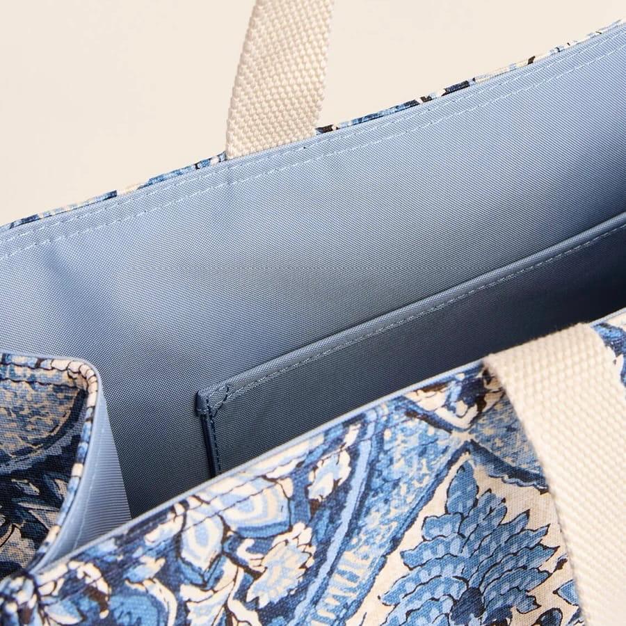 Japonica Cartouche Blue Market Tote
