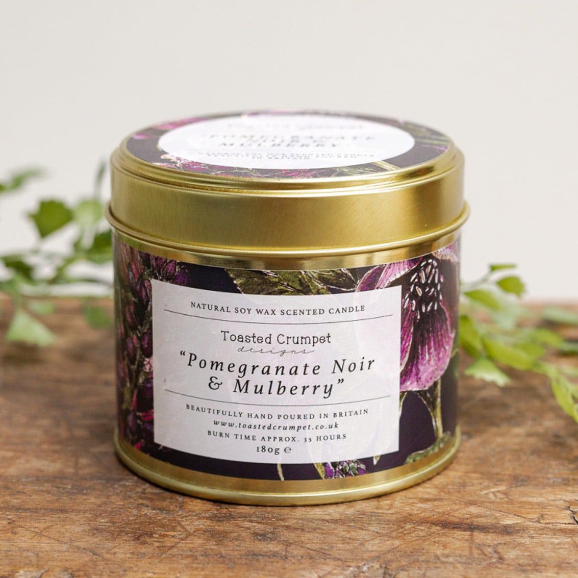 Pomegranate & Mulberry Candle Tin