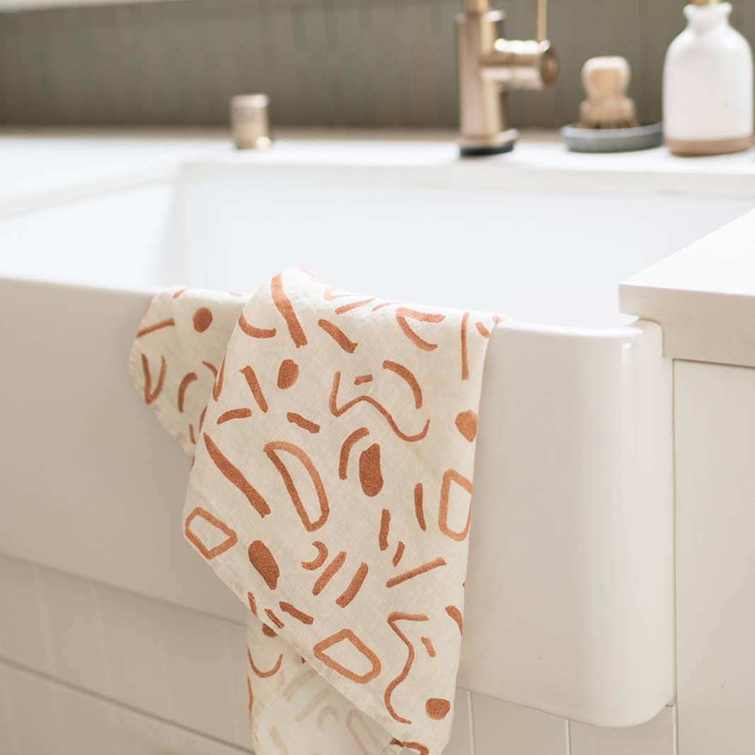 Everly Linen Tea Towel