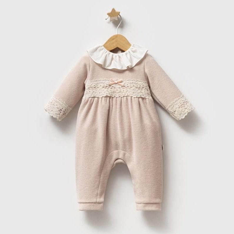 Dream Lace Pink Romper