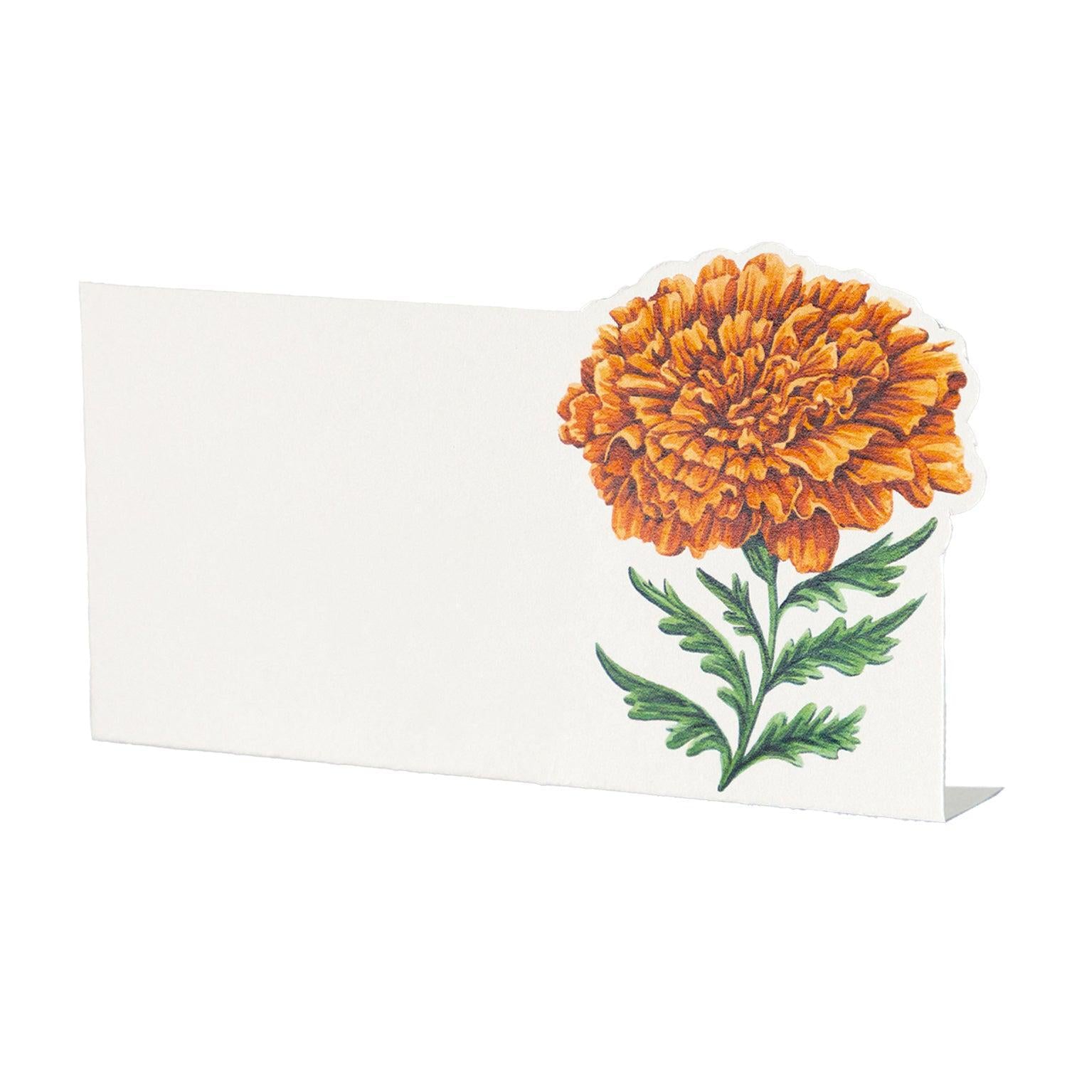 Marigold Bloom Place Cards
