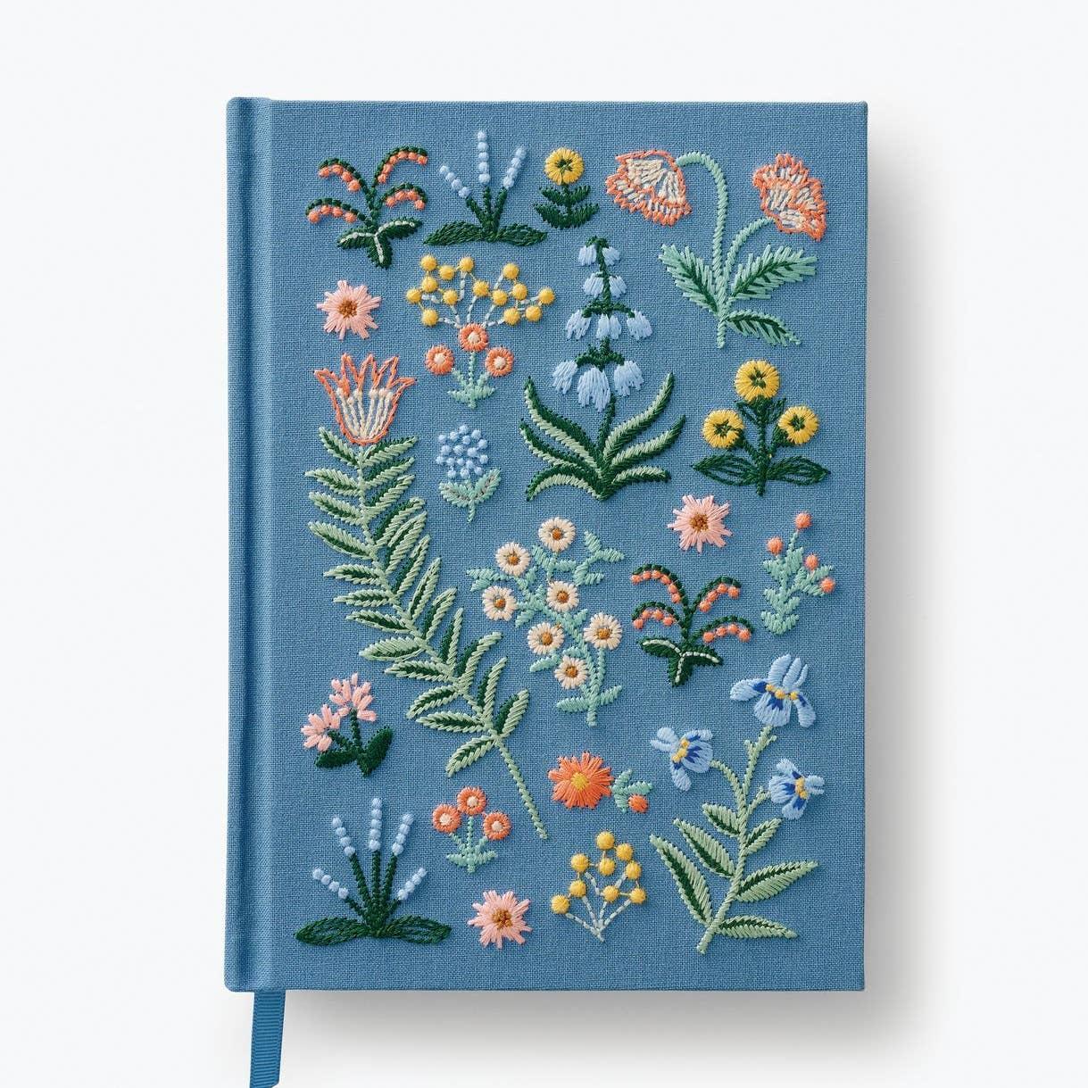 Menagerie Garden Embroidered Journal