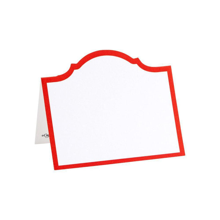 Red Arch Die-Cut Place Cards