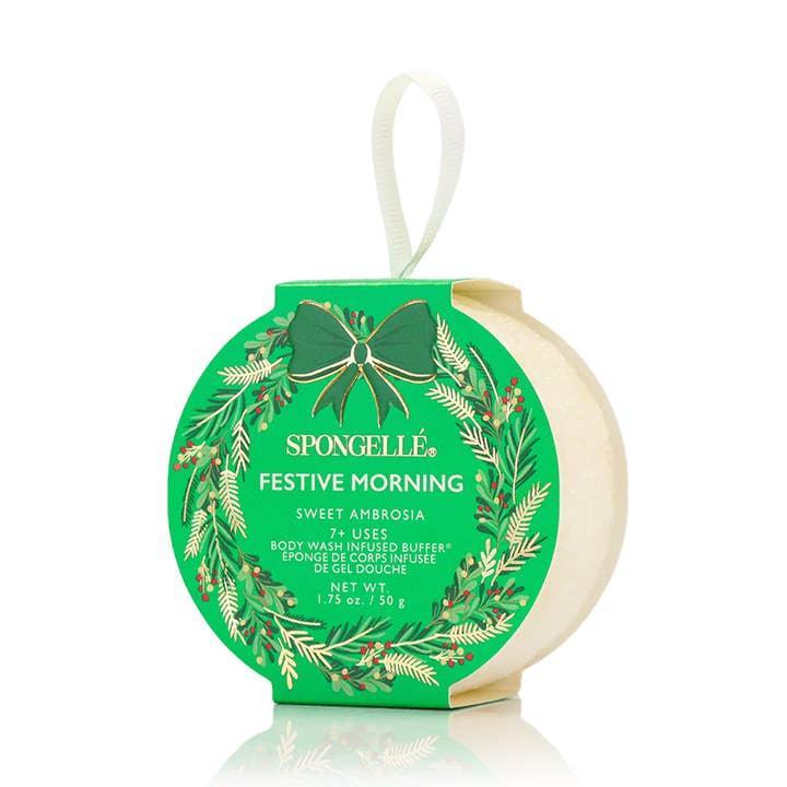 Festive Morning -  Sweet Ambrosia Holiday Wreath Body Buffer