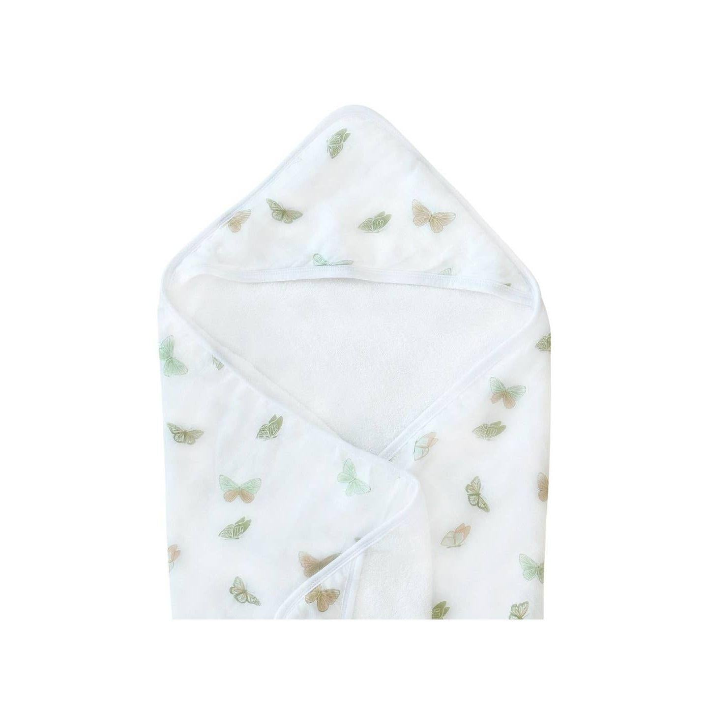 Butterflies Hooded Bath Towel