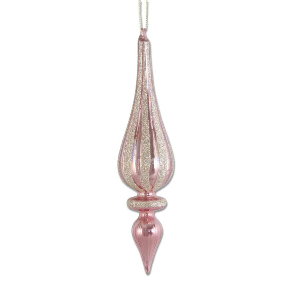 Pink Mercury Glass Ornament