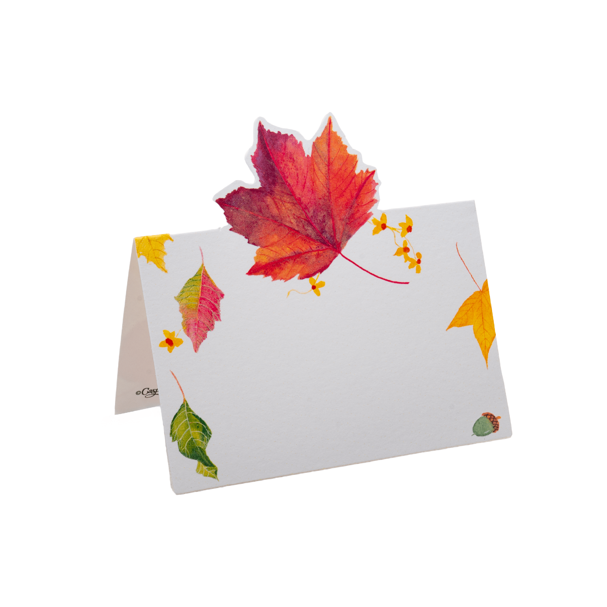 Swirling Leaves Place Cards
