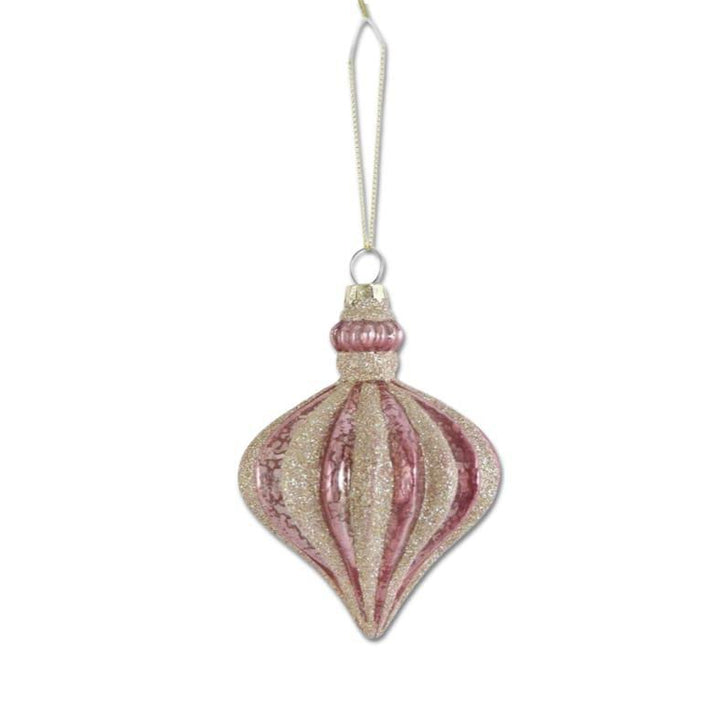 Pink Mercury Glass Ornament