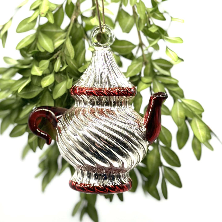 Silver Tea Pot Ornament