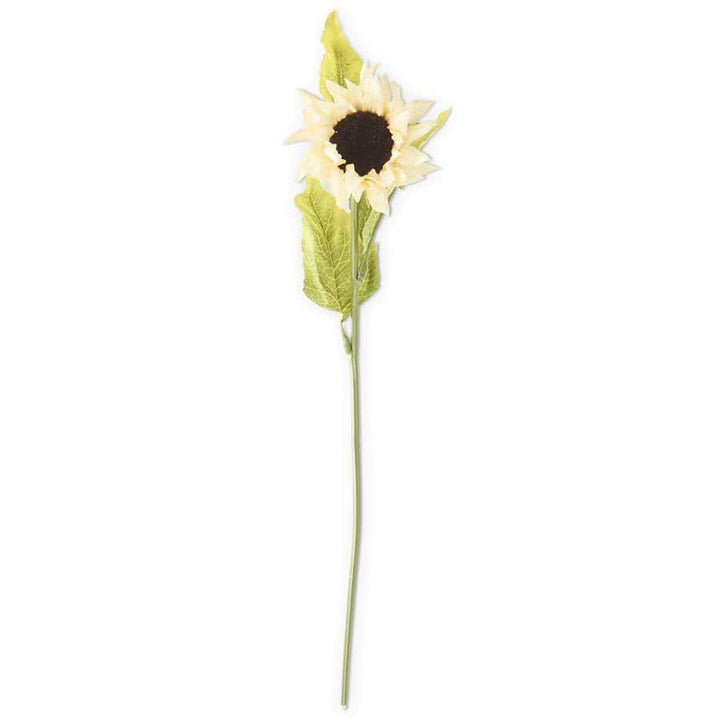 Cream Real Touch Sunflower Stem