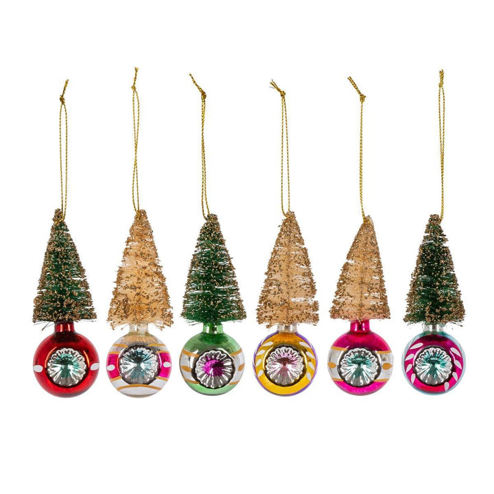 Retro Tree with Reflector Ornament Box Set