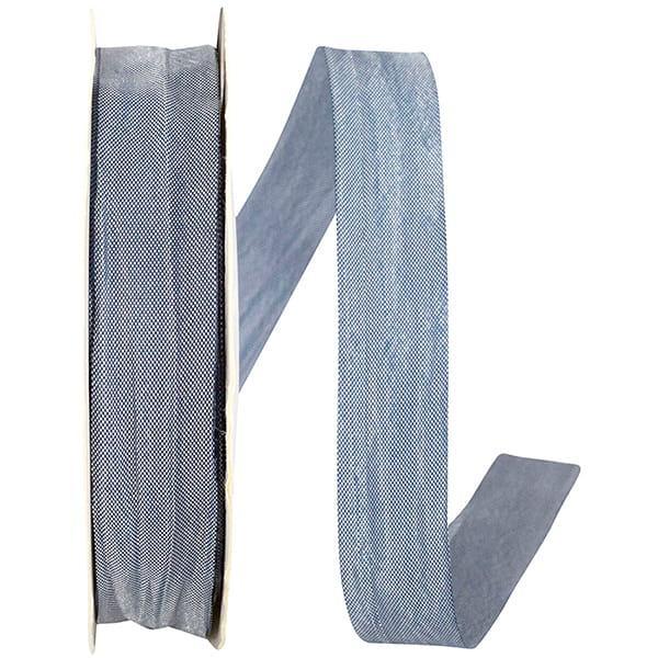 Bluestone Crinkle Iridescence Ribbon