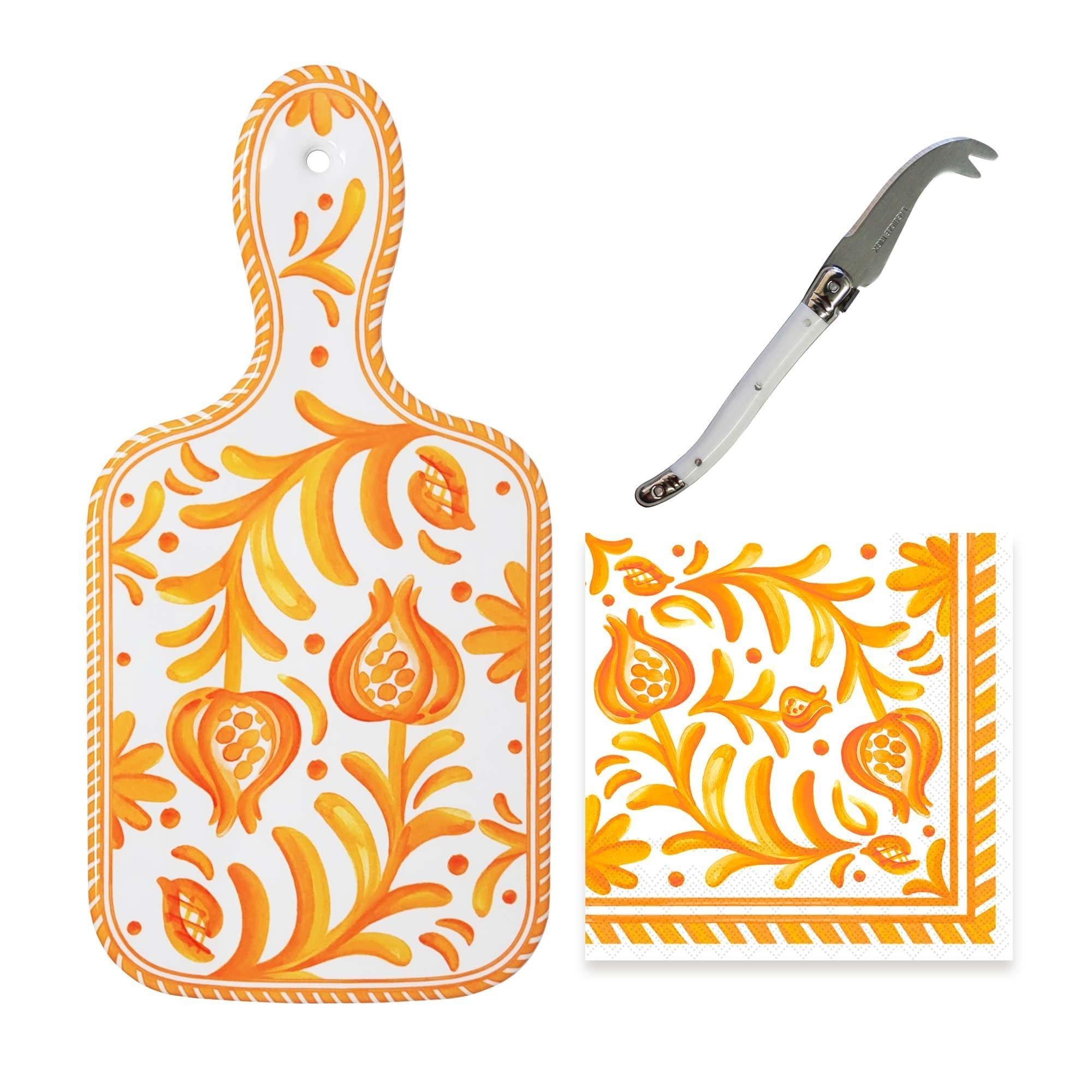 Sicily Orange Cheeseboard Gift Set