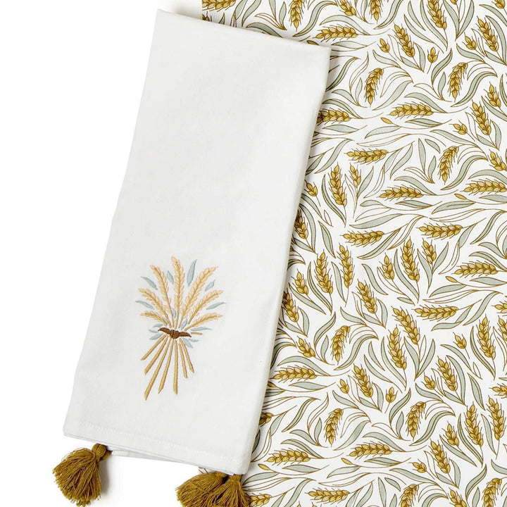 Golden Wheat Tea Towel