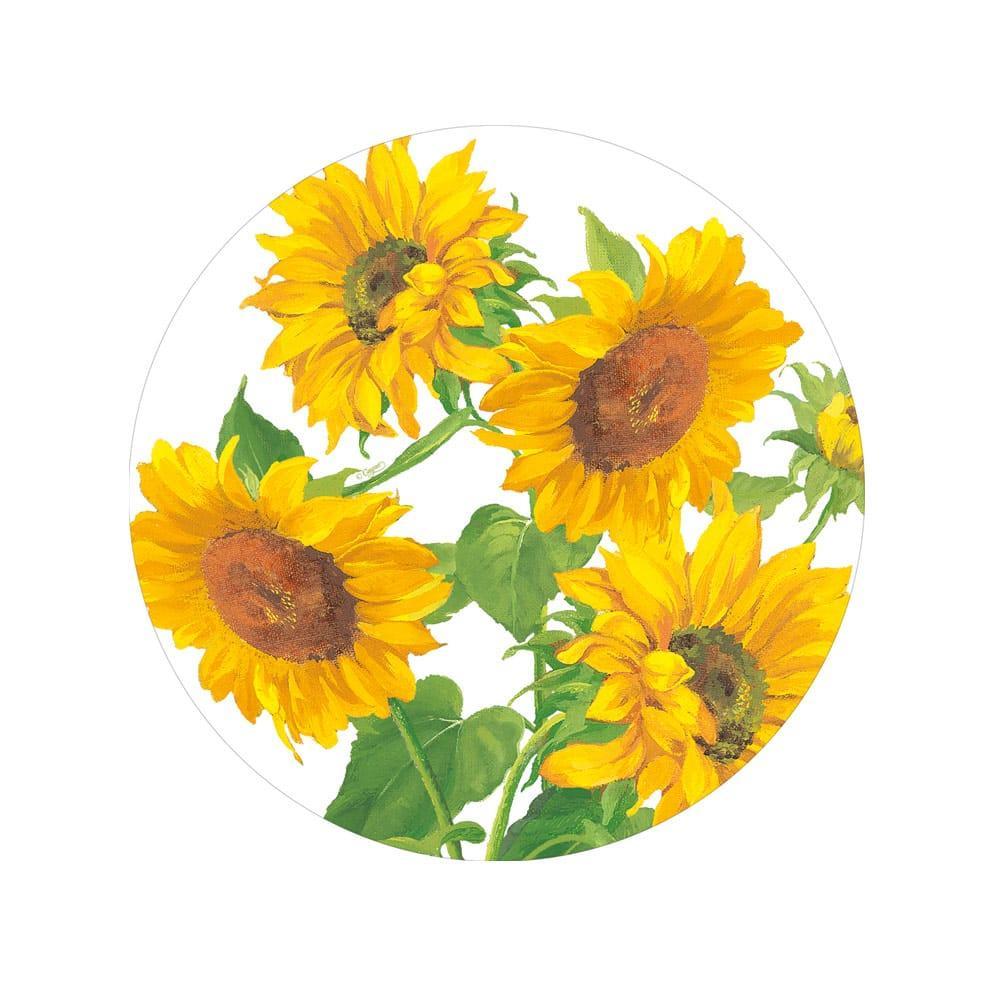 Sunflower Field Salad & Dessert Plates