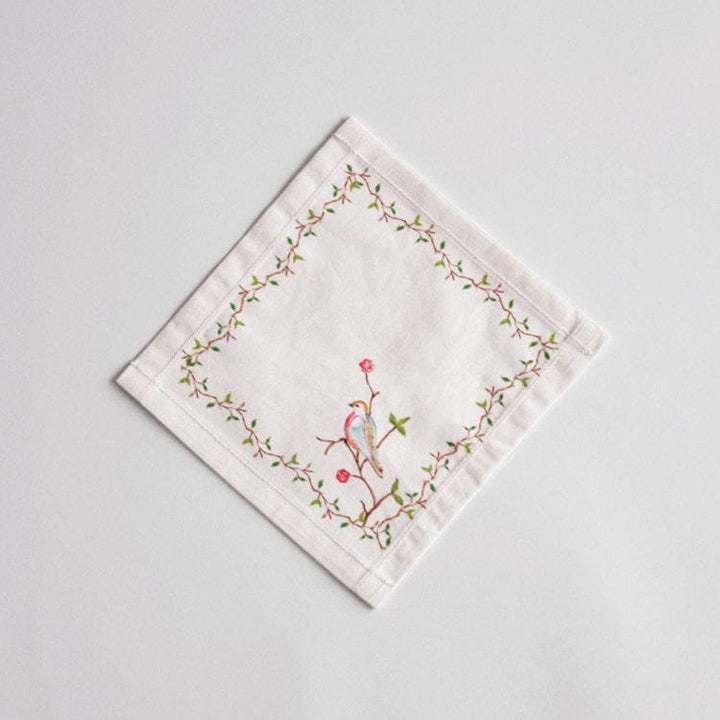 Bird on Branch Cocktail Napkin Set