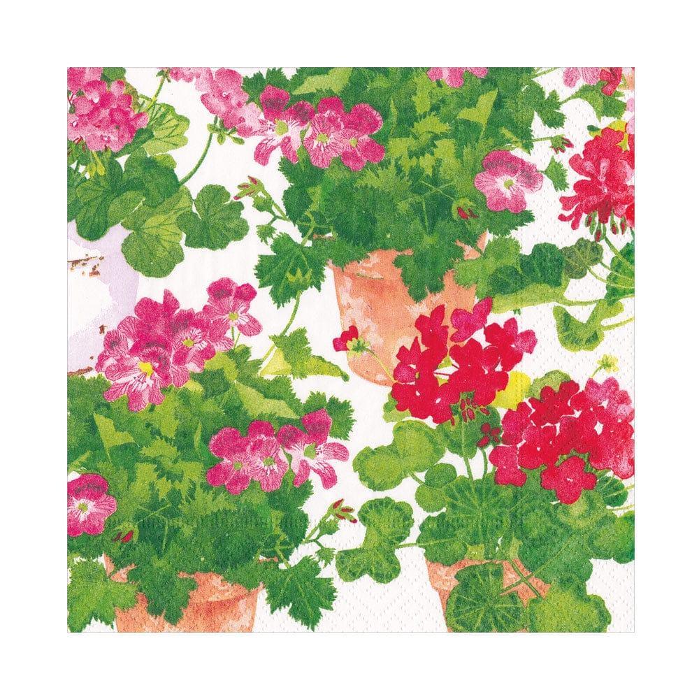 Trailing Geranium Paper Luncheon Napkin