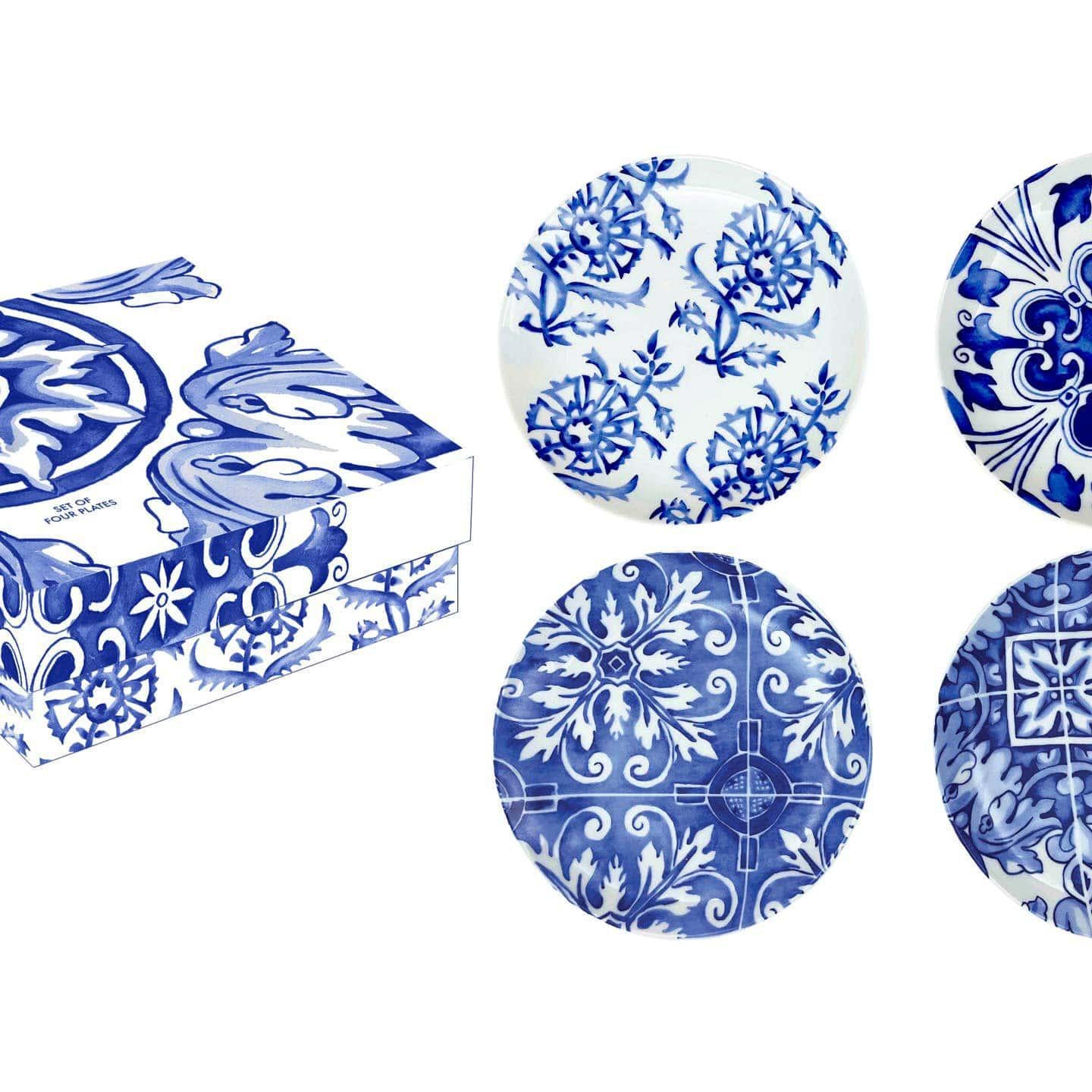 Azul Appetizer Plate Set