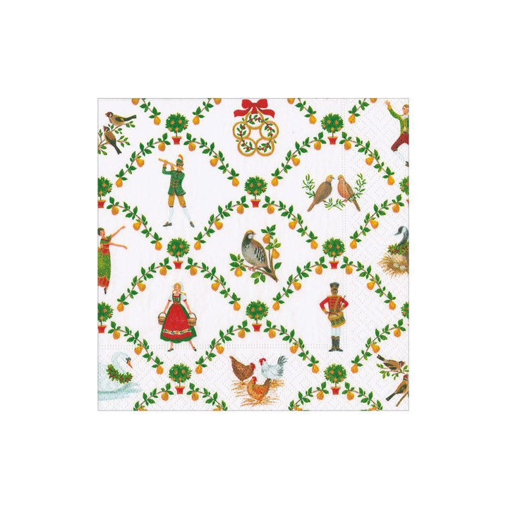 On The Twelfth Day Paper Cocktail Napkins
