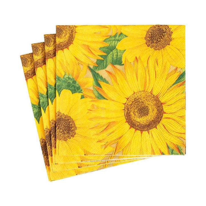 Sunflowers Paper Cocktail Napkins