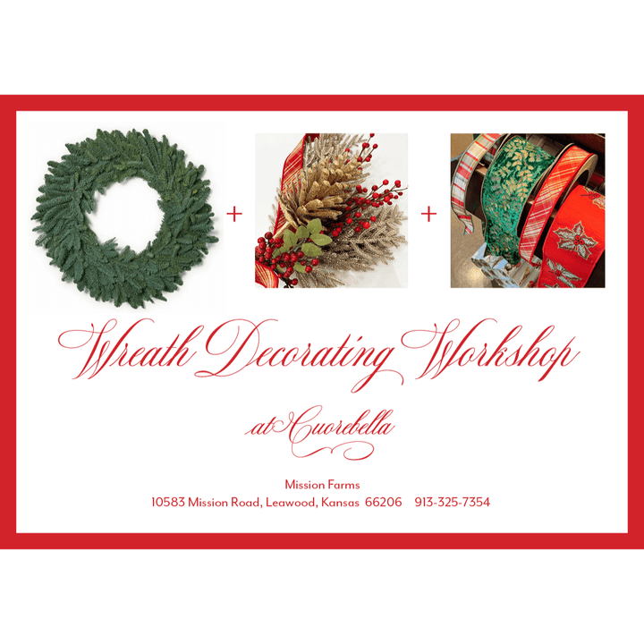 Holiday Wreath Decorating Workshop