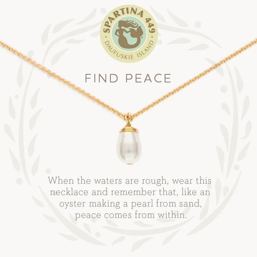 Sea La Vie Find Peace Necklace