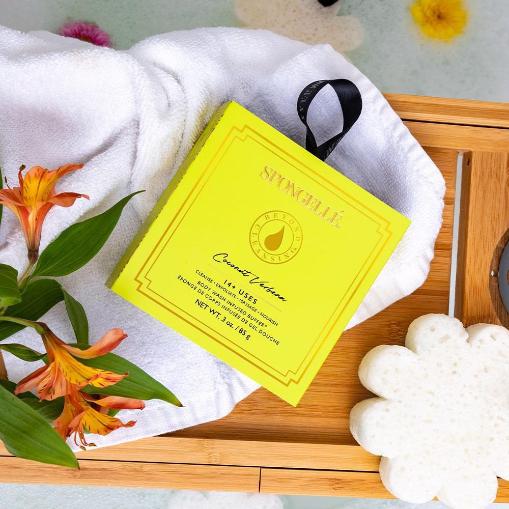 Coconut Verbena Boxed Flower | Spongellé