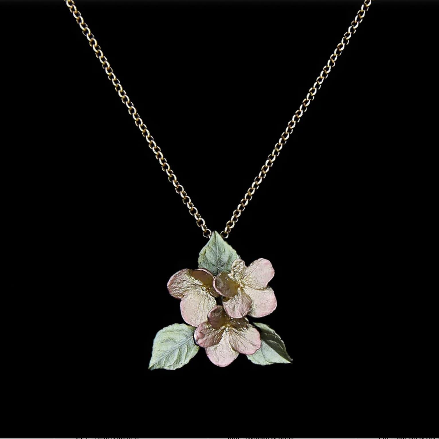 Hydrangea Leaf Pendant