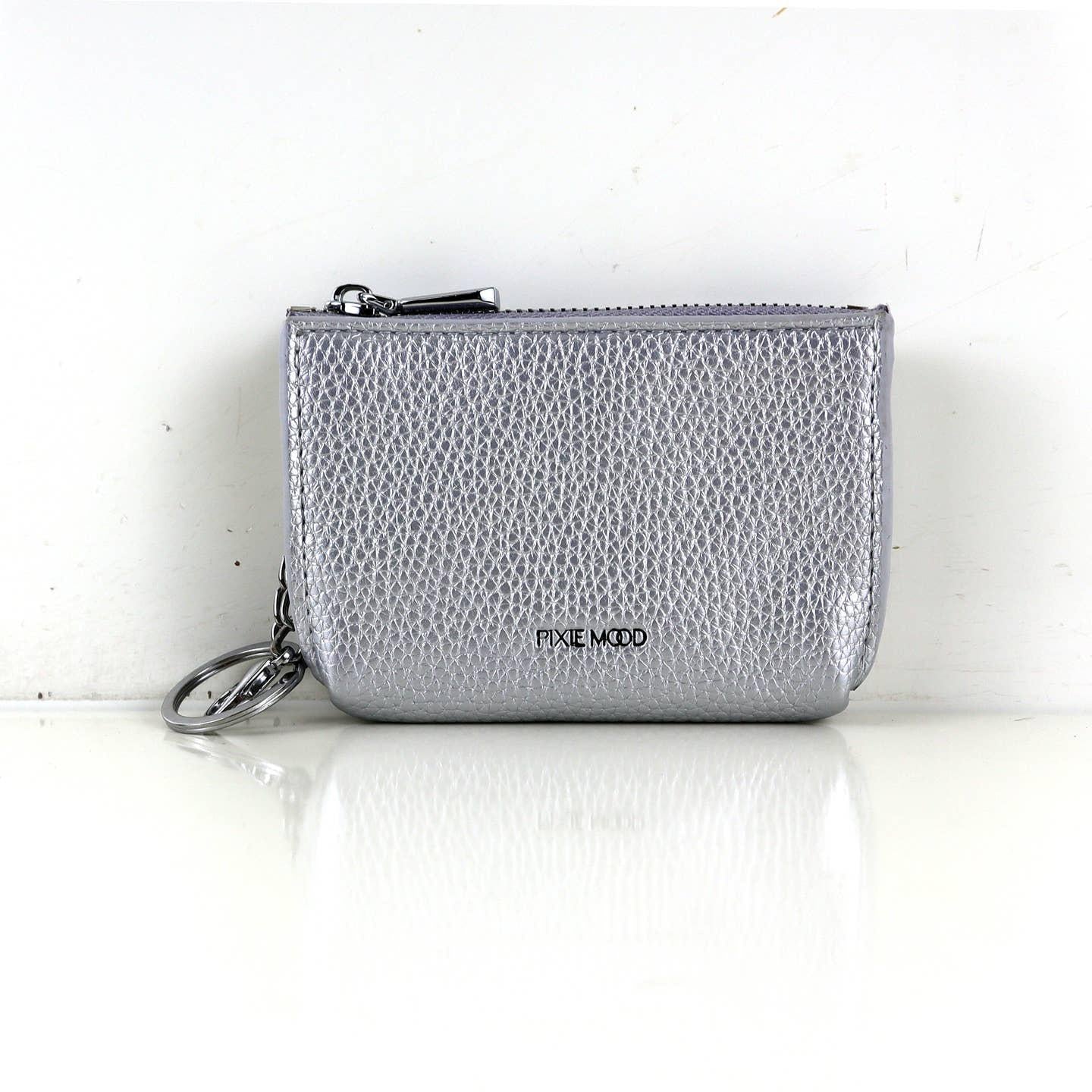 Joan Pouch | Silver Pebbled