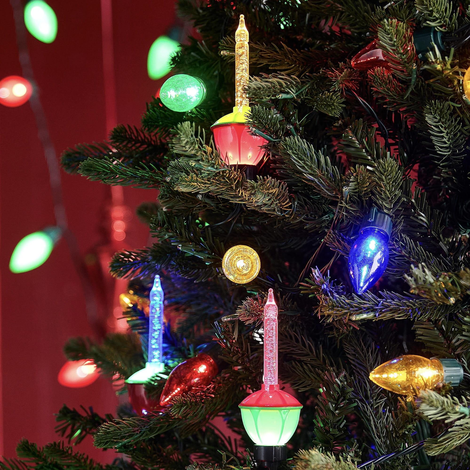 40 Multicolor Faux Bubble Lights