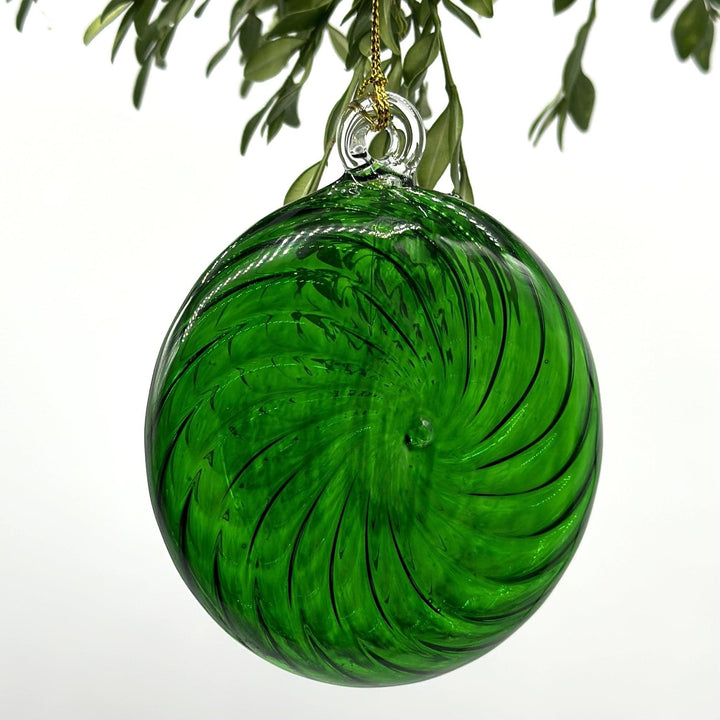 Swirled Flat Ornament