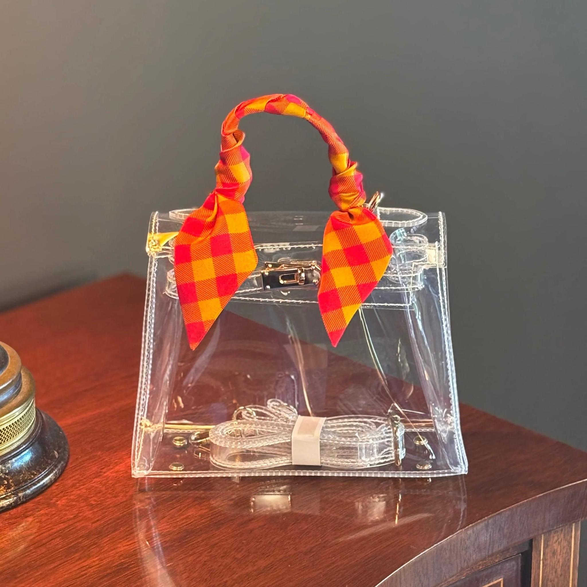 Jolie Franc Clear Tote | Heritage Check