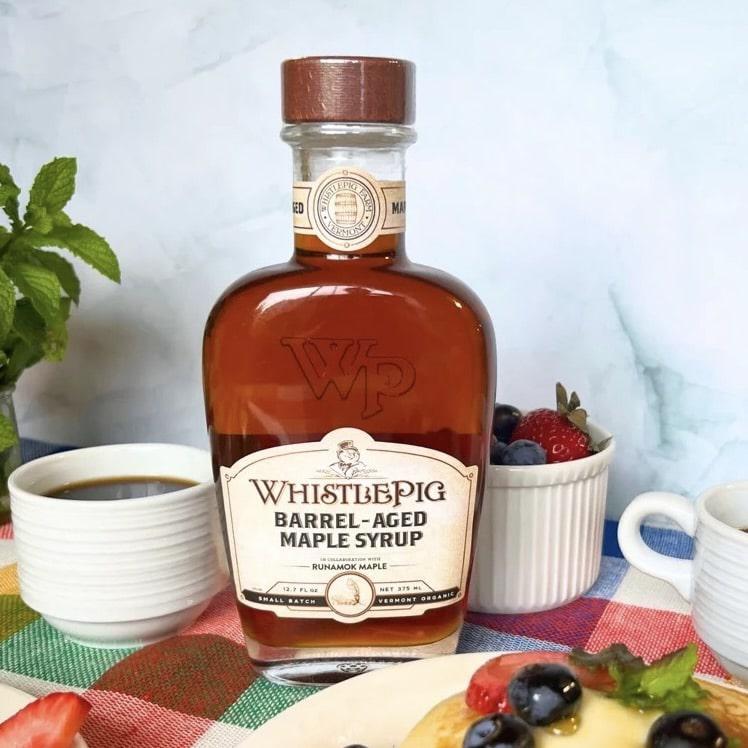 Whistle Pig Rye Whiskey Barrel-Aged Maple Syrup