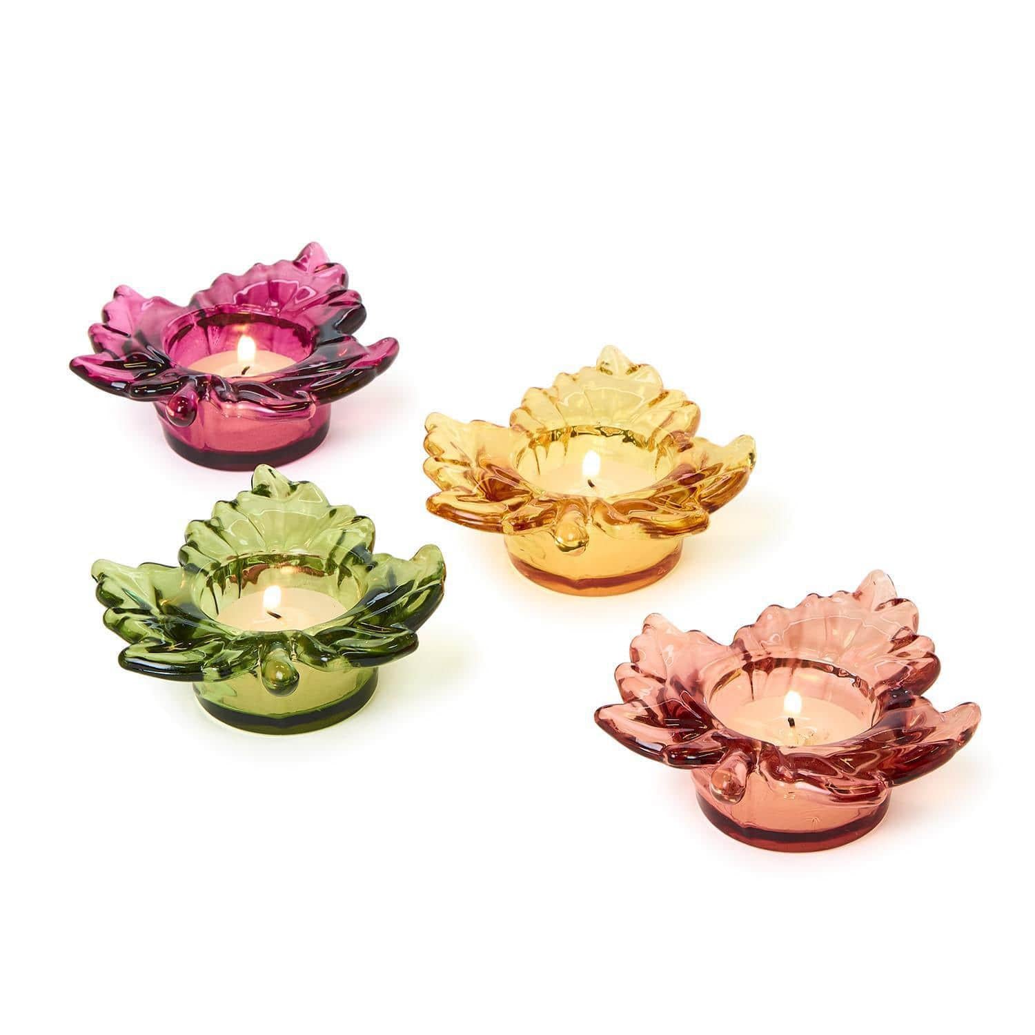 Autumn Leaf Tealight Candleholder