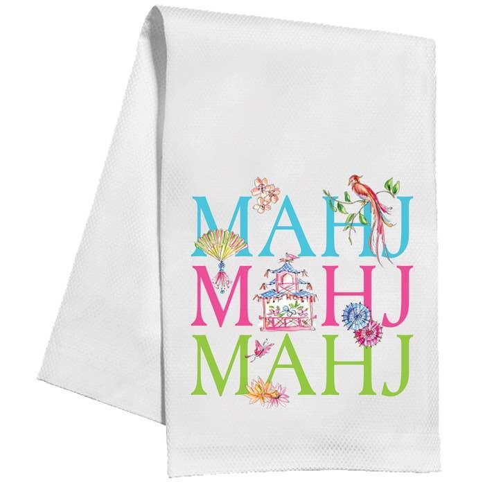 Mahj Mahj Mahj Tea Towel