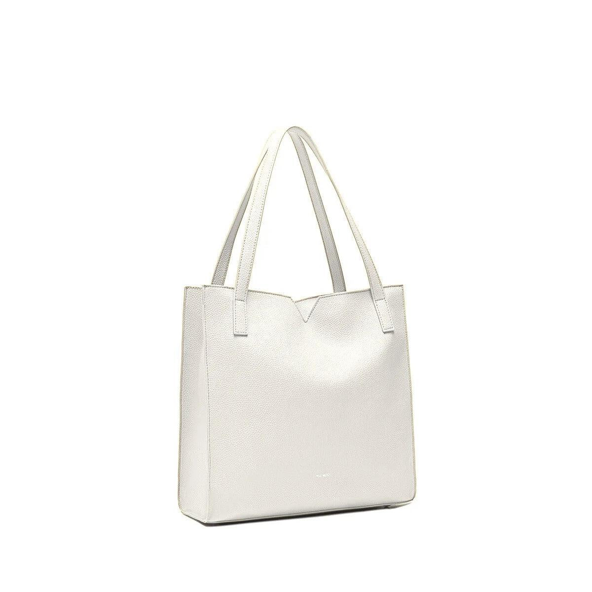 Alicia Tote | Coconut Cream Pebbled