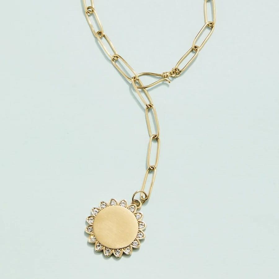 Flower Medallion Necklace