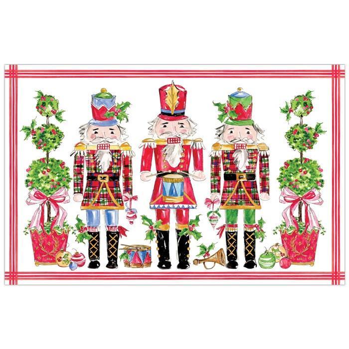 Nutcracker Trio Paper Placemat