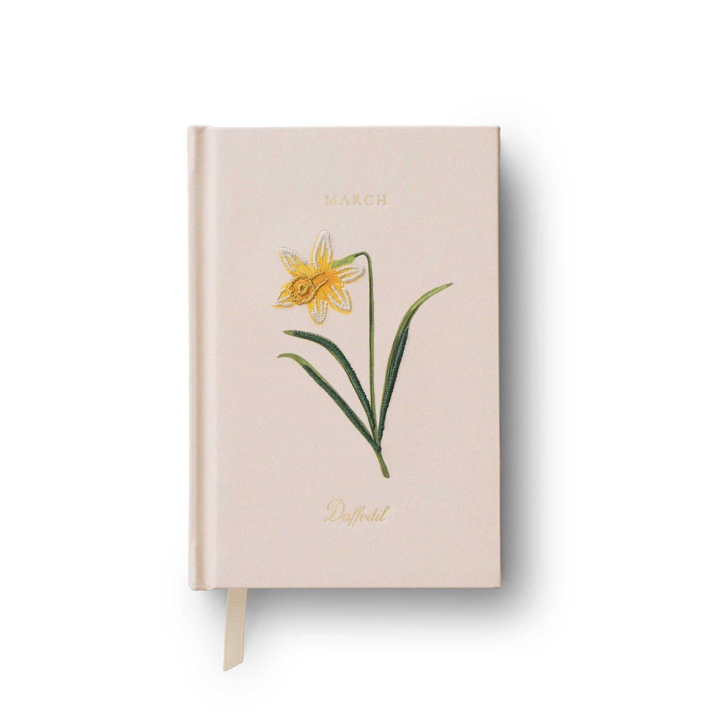 Birth Month Mini Embroidered Journal