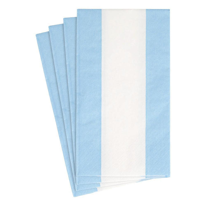 Light Blue Bandol Stripe Guest Towel Napkins