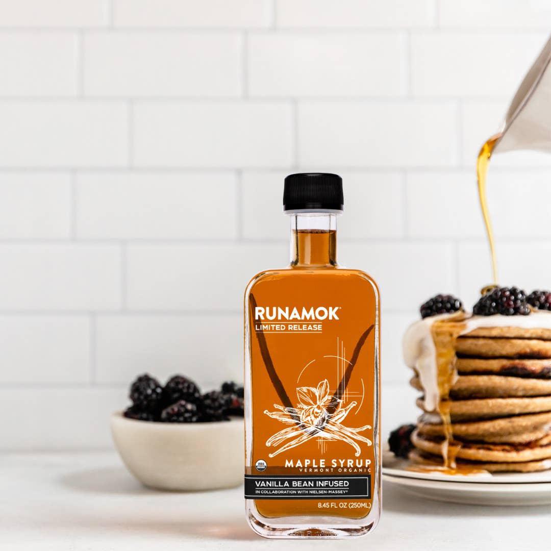Vanilla Bean Infused Organic Maple Syrup