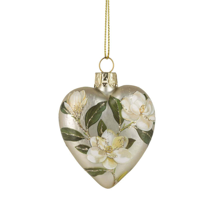 Magnolia Heart Ornament