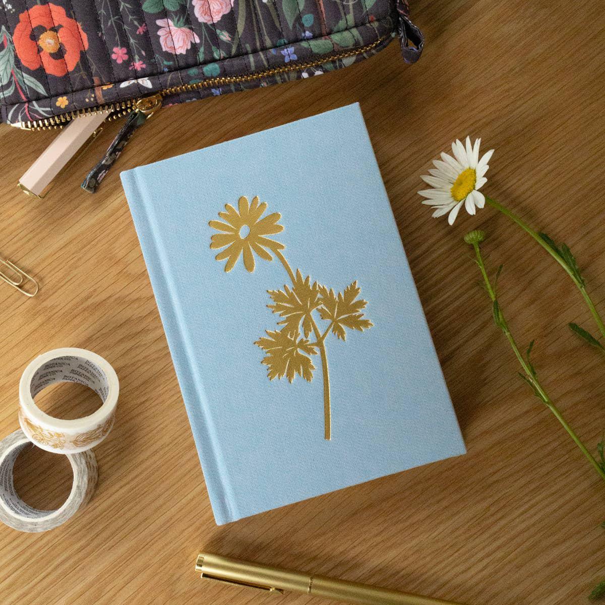 Wild Flowers Mini Linen Bound Journal