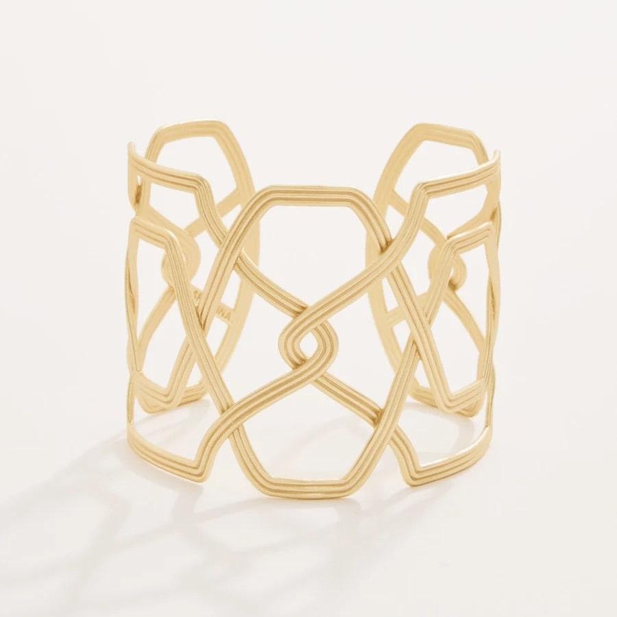 Trellis Gold Cuff